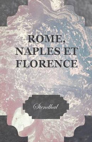 Cover image for Rome, Naples Et Florence