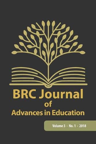 Cover image for BRC Journal of Advances in Education, Volume 3 Number 1
