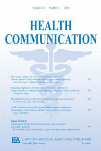 Cover image for Coding Provider-Patient Interaction: A Special Issue of Health Communication