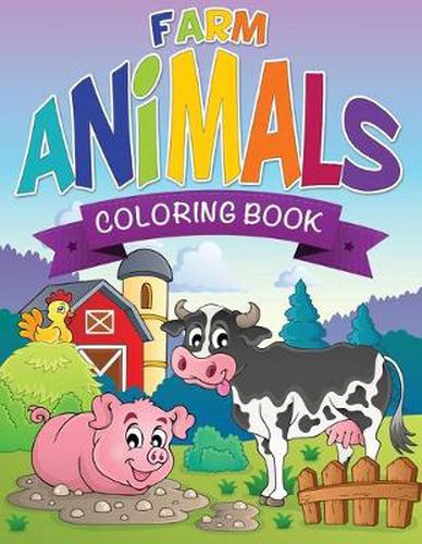 Cover image for Farm Animals Coloring Book