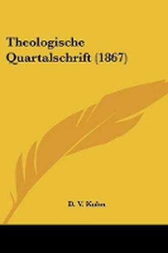 Cover image for Theologische Quartalschrift (1867)