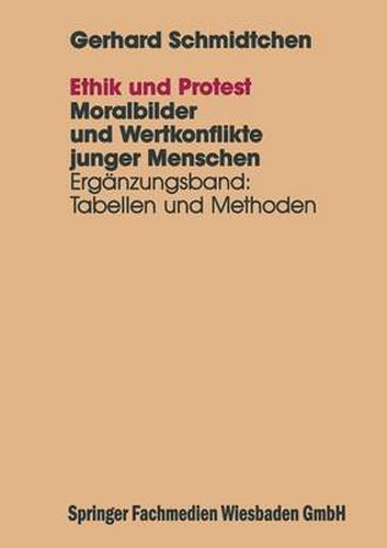 Cover image for Ethik Und Protest: Erganzungsband: Tabellen Und Methoden