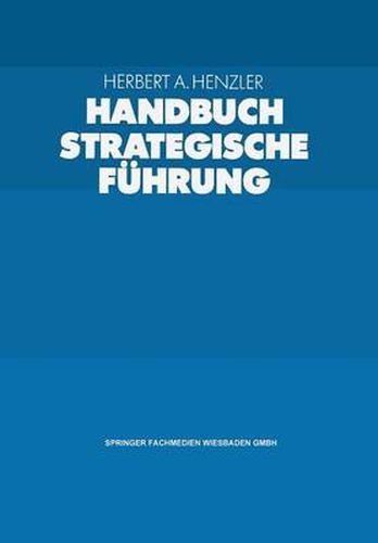 Cover image for Handbuch Strategische Fuhrung