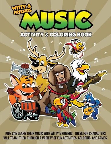 Cover image for Music Activity & Coloring Book