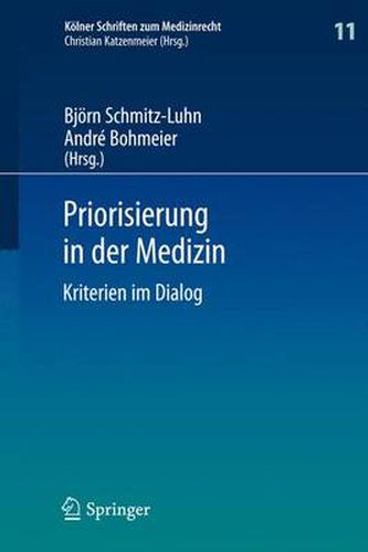 Cover image for Priorisierung in der Medizin: Kriterien im Dialog