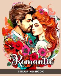 Cover image for Romantic Coloring Book