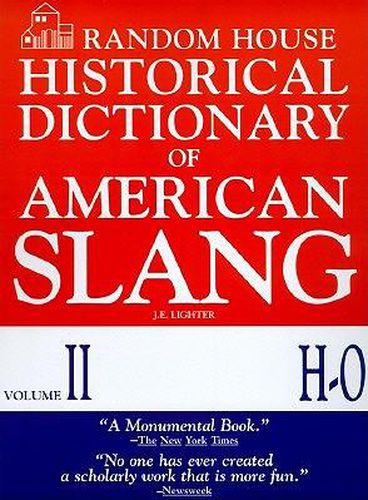 Cover image for Random House Historical Dictionary of American Slang