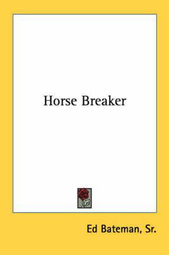 Cover image for Horse Breaker