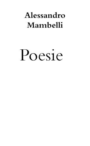 Cover image for Poesie