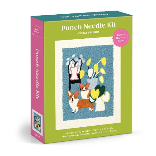 Cover image for Corgi Friends Punch Needle Kit
