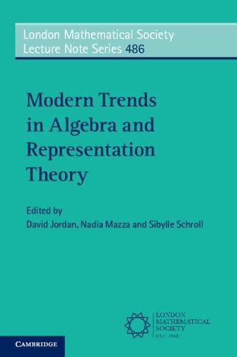 Cover image for Modern Trends in Algebra and Representation Theory