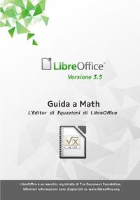 Cover image for Guida a Libreoffice Math 3.5