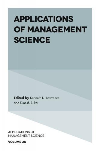 Cover image for Applications of Management Science