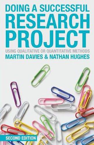 Cover image for Doing a Successful Research Project: Using Qualitative or Quantitative Methods