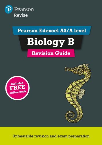 Cover image for Pearson REVISE Edexcel AS/A Level Biology Revision Guide: for home learning, 2022 and 2023 assessments and exams