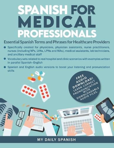 Cover image for Spanish for Medical Professionals: Essential Spanish Terms and Phrases for Healthcare Providers