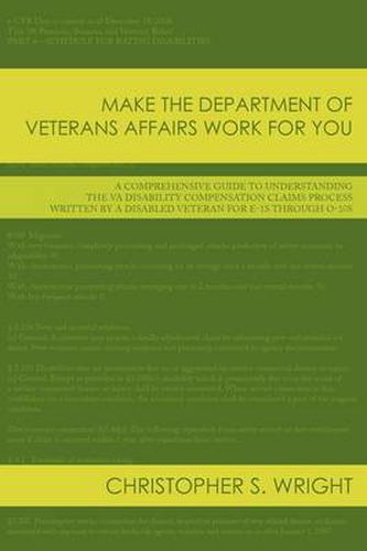 Cover image for Make the Department of Veterans Affairs Work for You