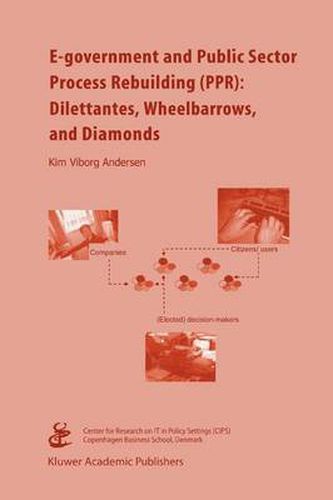 Cover image for E-government and Public Sector Process Rebuilding: Dilettantes, Wheel Barrows, and Diamonds