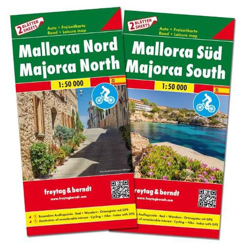 Cover image for Mallorca Road Map, 2 Sheets with Guide 1:50 000