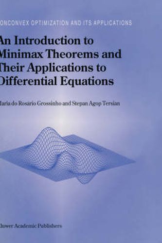 Cover image for An Introduction to Minimax Theorems and Their Applications to Differential Equations