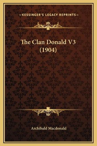 The Clan Donald V3 (1904)