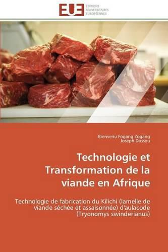 Cover image for Technologie Et Transformation de la Viande En Afrique