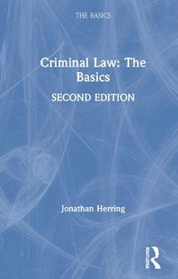 Cover image for Criminal Law: The Basics