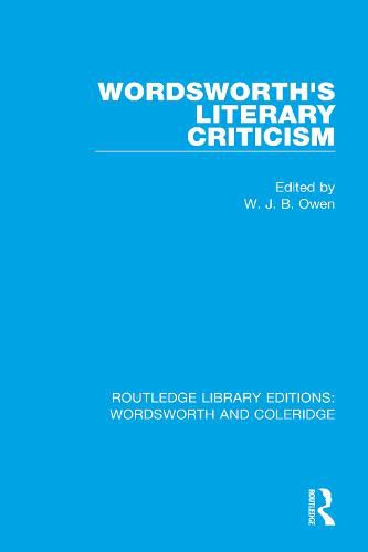 Cover image for Wordsworth's Literary Criticism