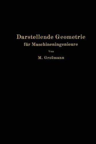 Cover image for Darstellende Geometrie Fur Maschineningenieure