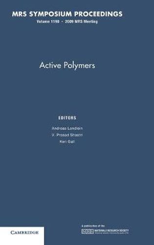 Cover image for Active Polymers: Volume 1190