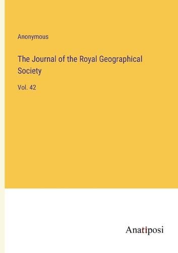 Cover image for The Journal of the Royal Geographical Society