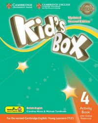 Cover image for Kid's Box Updated Level 4 Activity Book with Online Resources Hong Kong Edition