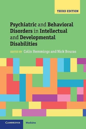 Cover image for Psychiatric and Behavioral Disorders in Intellectual and Developmental Disabilities