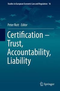 Cover image for Certification - Trust, Accountability, Liability