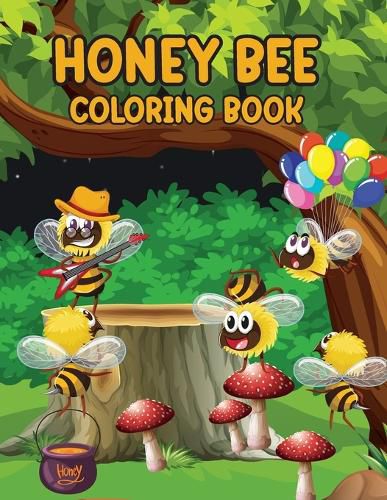 Cover image for Bee Coloring Book for Kids