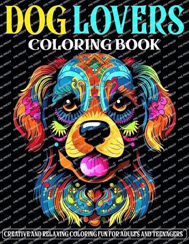 Cover image for Dog Lovers Coloring Book