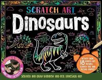 Cover image for Scratch Art Dinosaurs