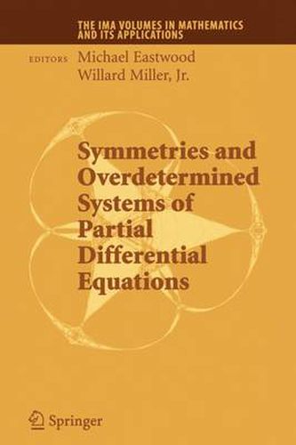 Cover image for Symmetries and Overdetermined Systems of Partial Differential Equations