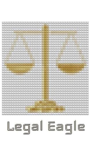 legal Eagle lego style creative blank journal