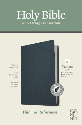 Cover image for NLT Thinline Reference Bible, Filament Enabled Edition (Red