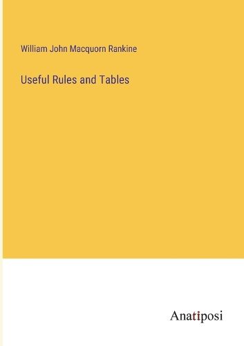 Cover image for Useful Rules and Tables