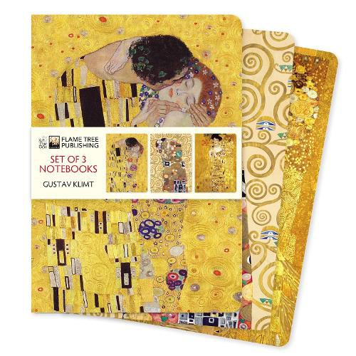 Cover image for Gustav Klimt Set of 3 Standard Notebooks