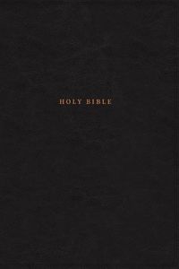 Cover image for NKJV, Reference Bible, Classic Verse-by-Verse, Center-Column, Leathersoft, Black, Red Letter, Thumb Indexed, Comfort Print: Holy Bible, New King James Version