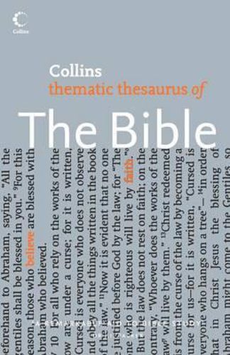 Cover image for Collins Thematic Thesaurus Of The Bible Volume 1