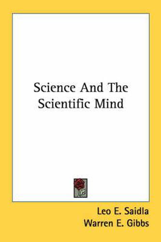 Cover image for Science and the Scientific Mind