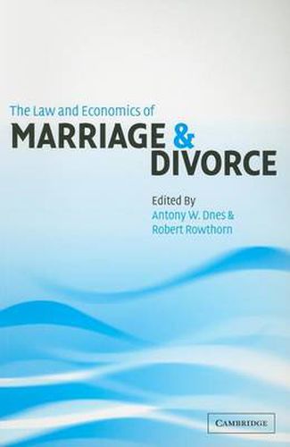 Cover image for The Law and Economics of Marriage and Divorce