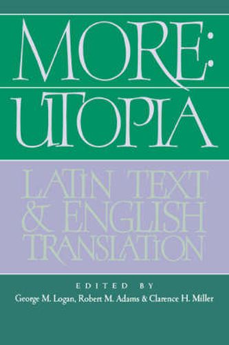 Cover image for More: Utopia: Latin Text and English Translation