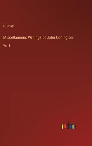 Cover image for Miscellaneous Writings of John Conington