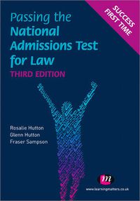 Cover image for Passing the National Admissions Test for Law (LNAT)