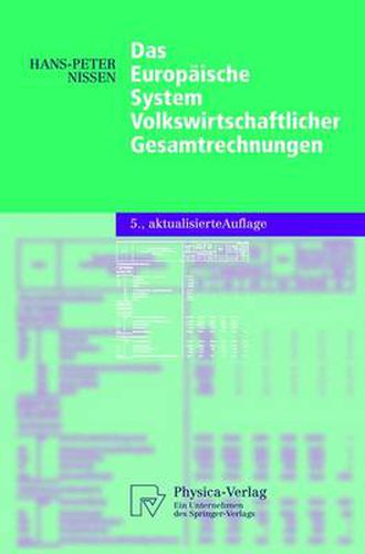 Das Europaische System Volkswirtschaftlicher Gesamtrechnungen